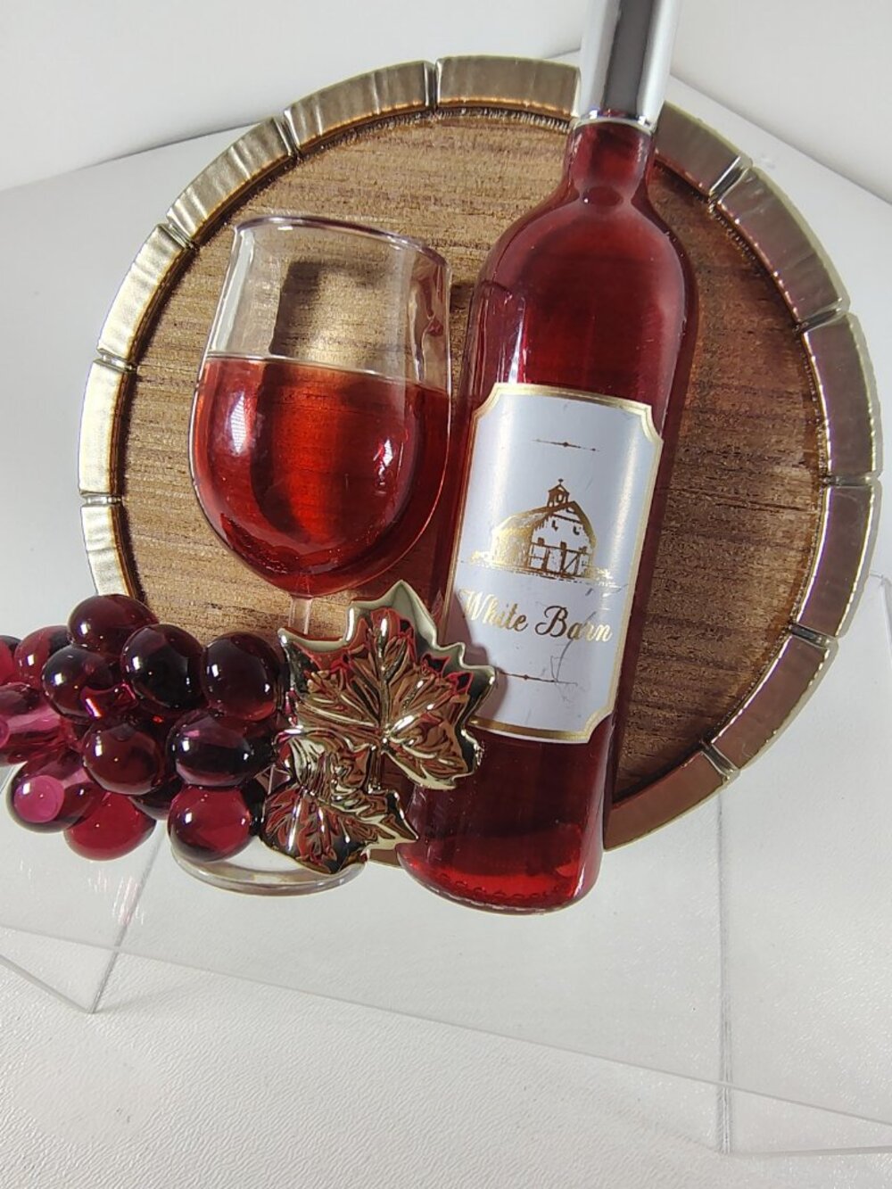 Bath & Body Works Wallflower Scent Plug In White Barn Wine Barrel, RARE! Grapes - Picture 2 of 4